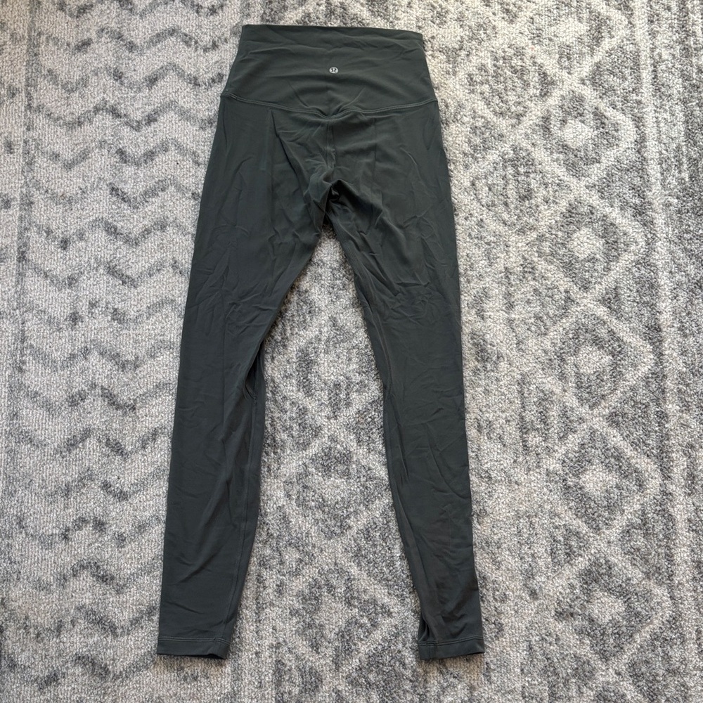 Lululemon Athletica green/grey Leggings